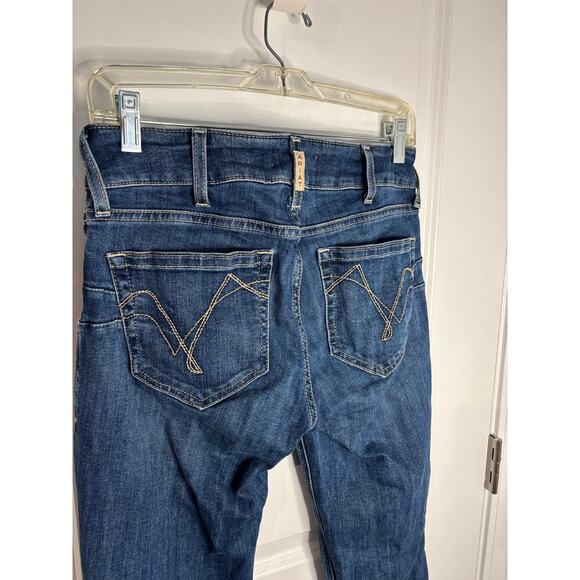 Ariat R.E.A.L. Denim Perfect Rise Straight Jeans Women’s 27S Medium Wash - Picture 4 of 5